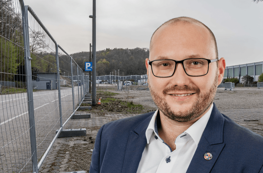 SPD-Fraktion vor Ort: Besichtigung der Baustelle im neuen Gewerbepark „Am Schanzenberg“