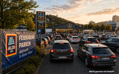 Abends Parkplatznot, daneben alles frei? Unser Vorschlag für entspanntes Parken am Abend