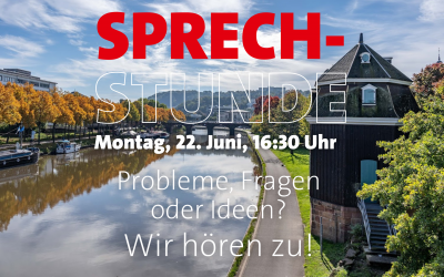 Herzliche Einladung zu unserer Sprechstunde
